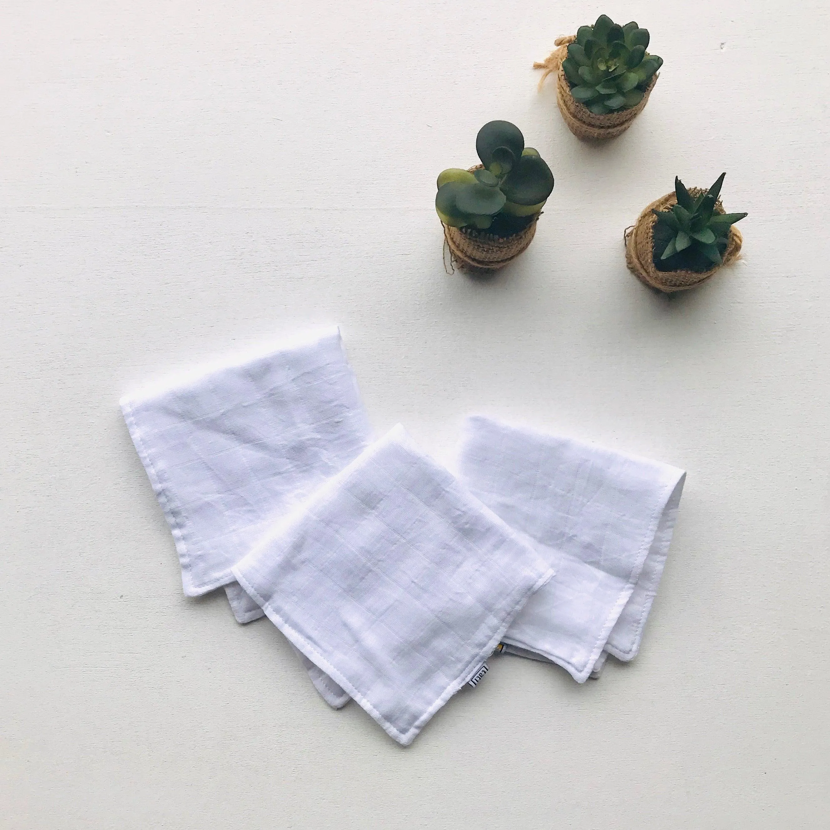 Organic Muslin Baby Essential Set - White