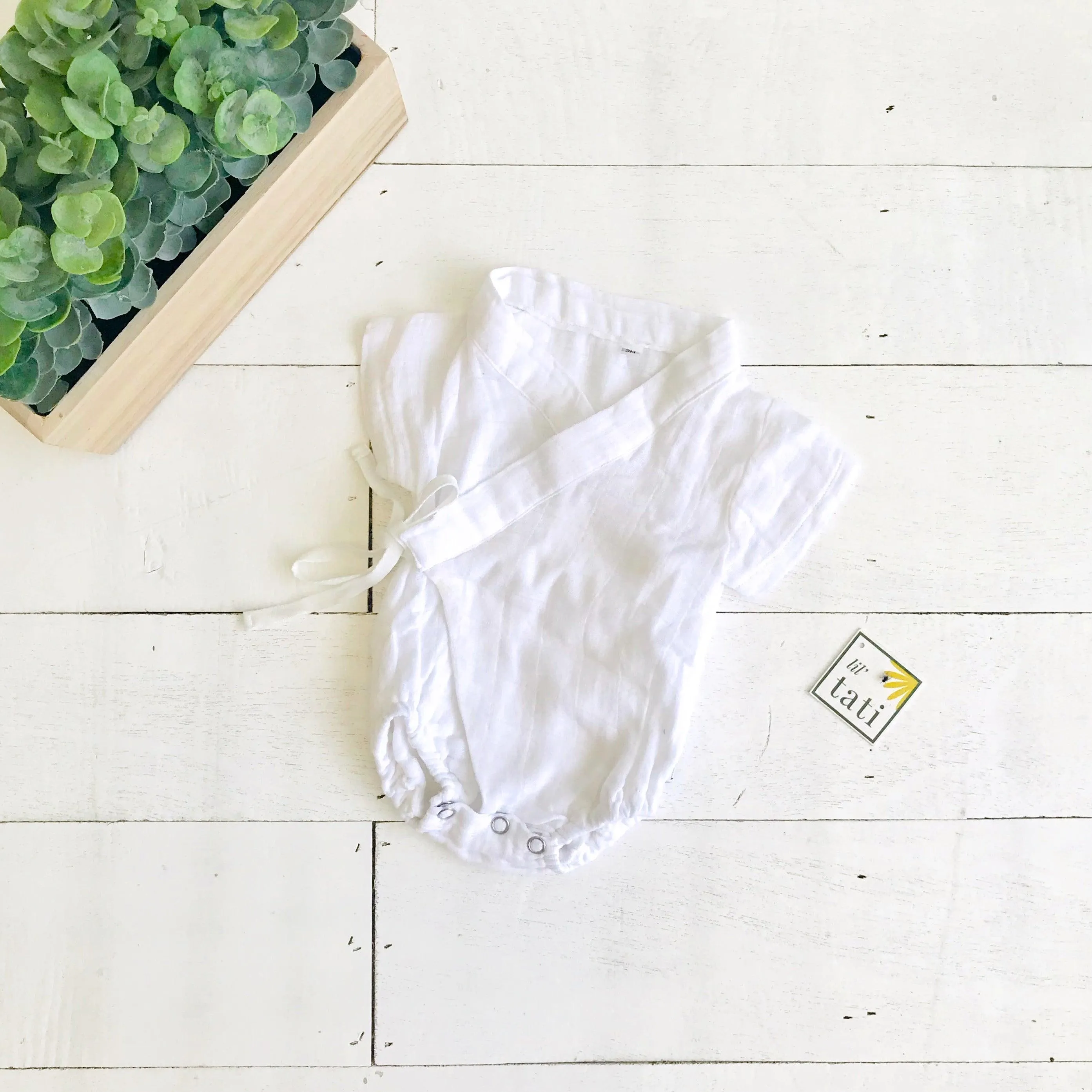 Organic Muslin Baby Essential Set - White