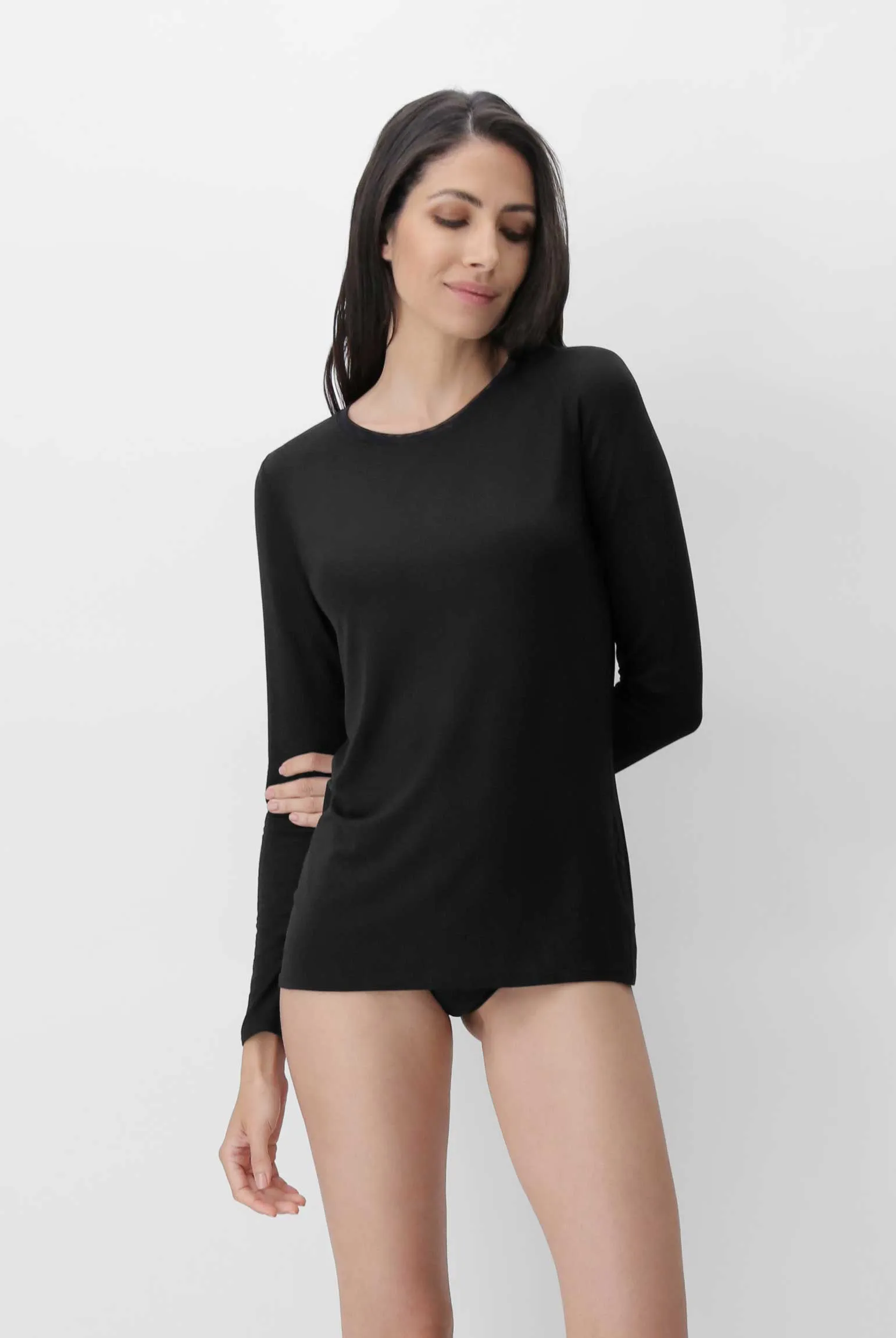 Oroblu Perfect Line Micro Modal Long Sleeved Layering Tee