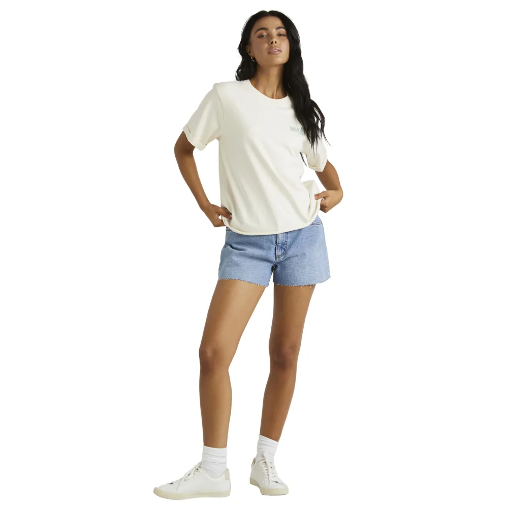 Out Back Cuffed Tee- Womens