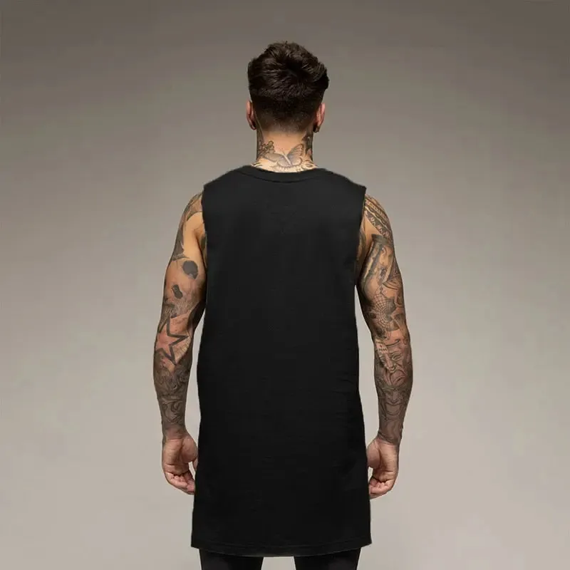 Oversize Cut Off Sleeveless Shirt