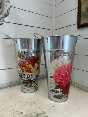 Oversized French Flower Bucket-Picked at Random