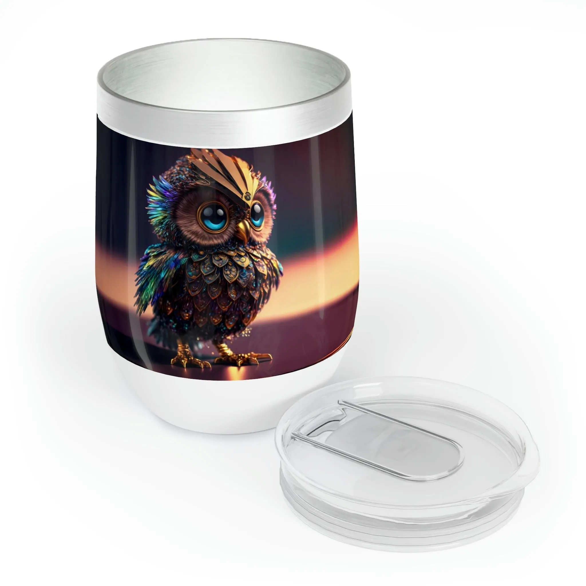 Owl Chill Wine Tumbler