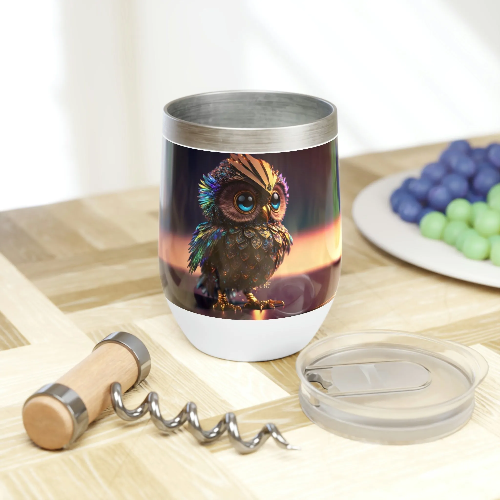 Owl Chill Wine Tumbler