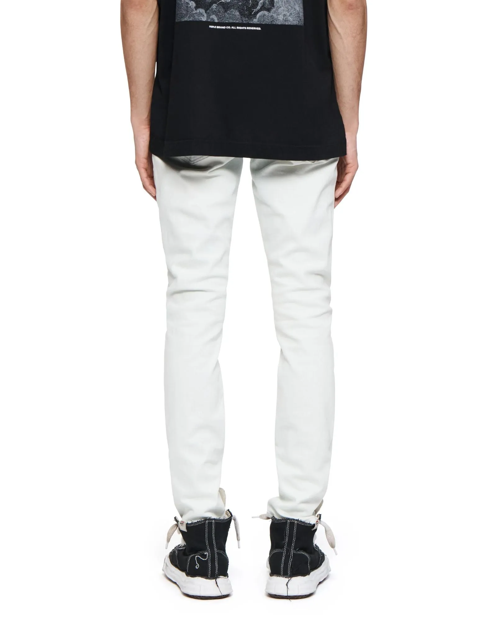 P001 Vintage Knee Blowout - Light Indigo