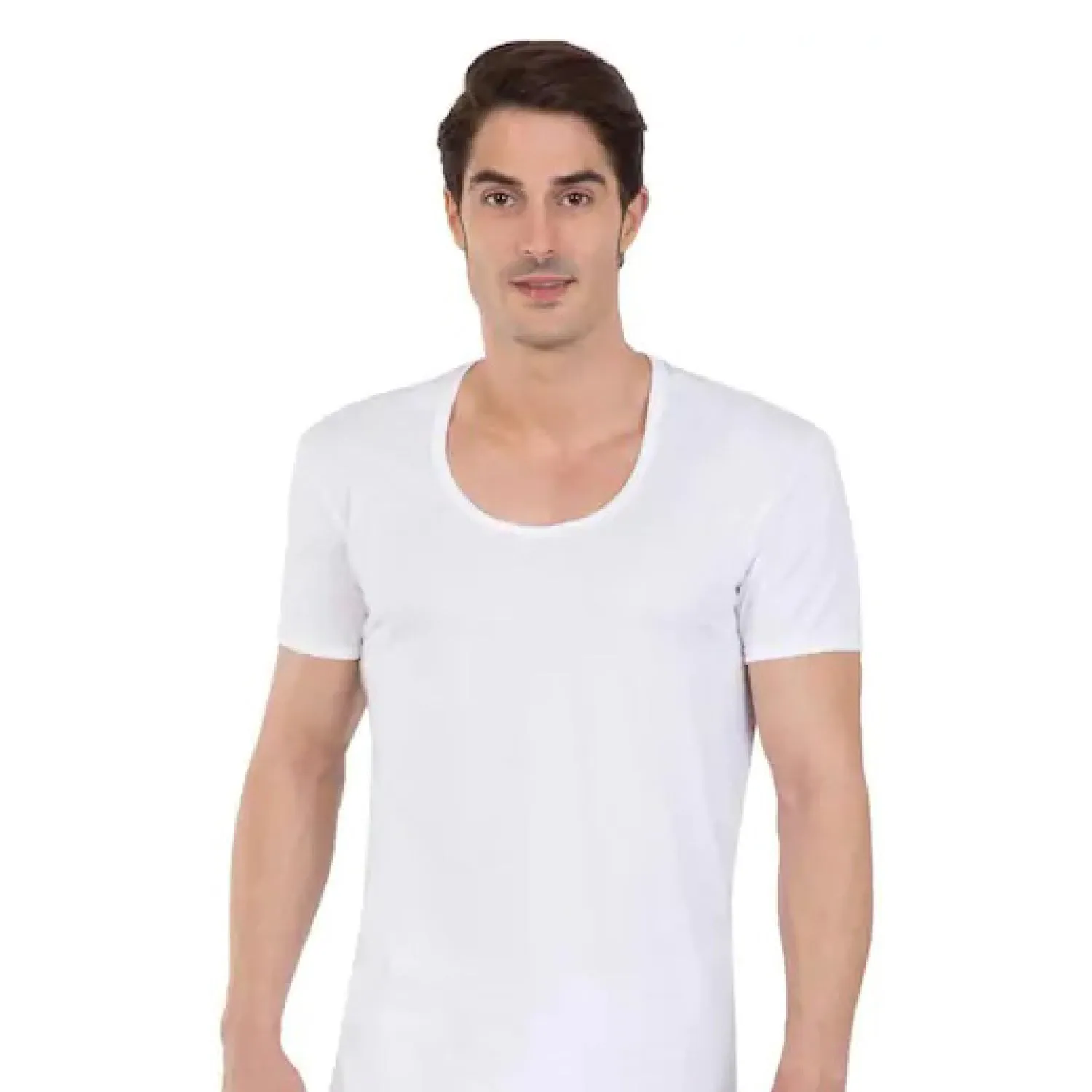 Pack of 6 - Interlock (Thick Fabric) Half Sleeves Vest