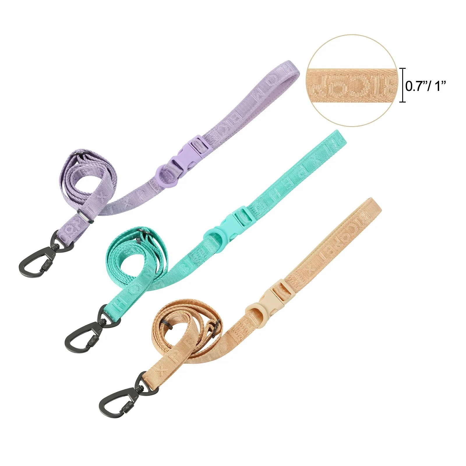 PADDED  ACTIVE  PET LEASH  - MINT GREEN