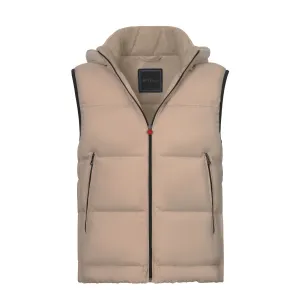 Padded Bodywarmer in Beige