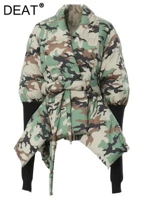 Padded Knit Sleeve Jacket