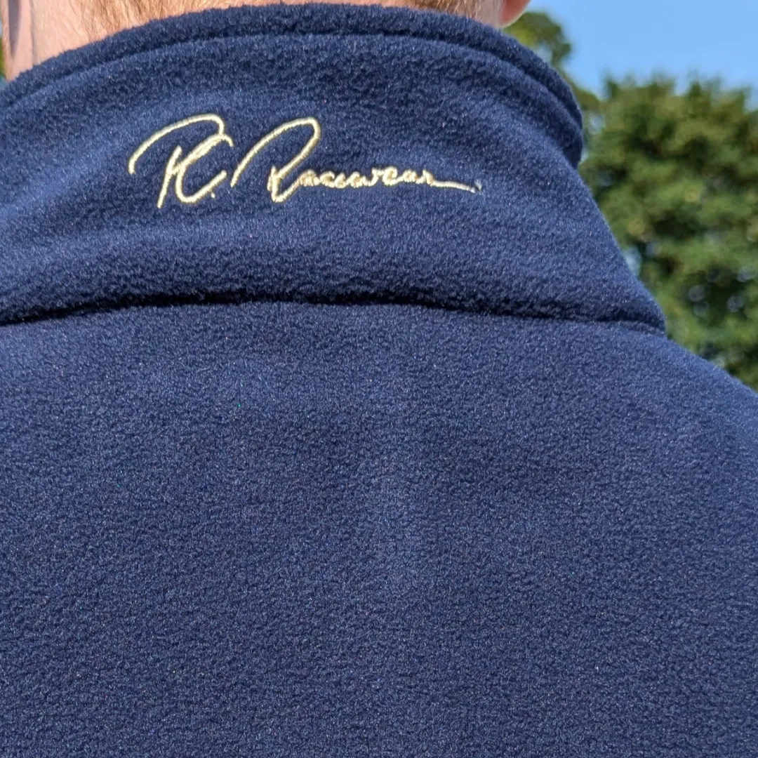 Paddock Fleece Jacket - Navy / Grey Trim