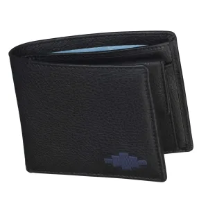 PAMPEANO Moneda Coin Wallet - Black Leather