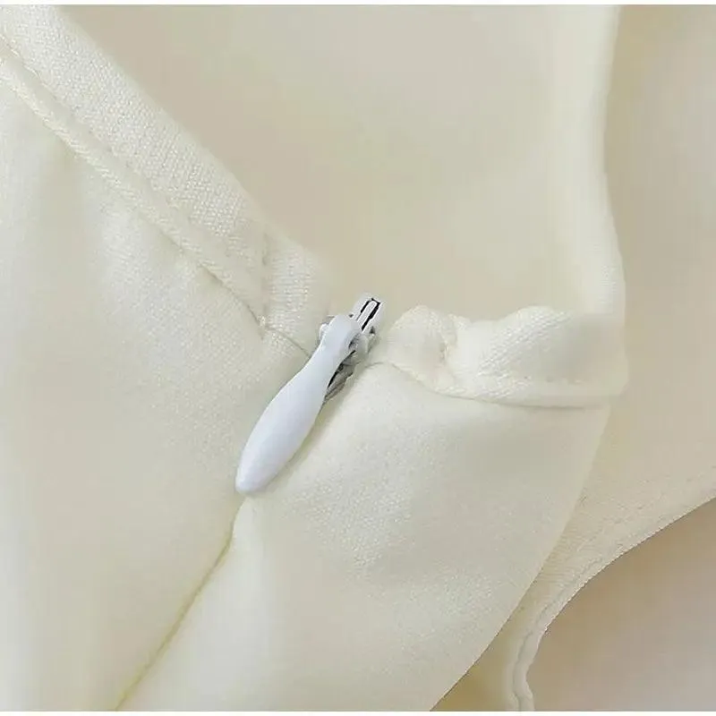 Panelled Patchwork Big Bow Belt Women Party Dress Elegant Pleated Square Collar Female Dresses 2024 Summer Fashion Lady