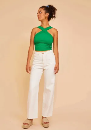Pants Swann Denim Po1101-231 White