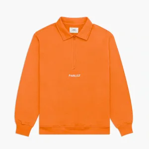 Parlez Ladsun 1/4 Zip - Burnt Orange