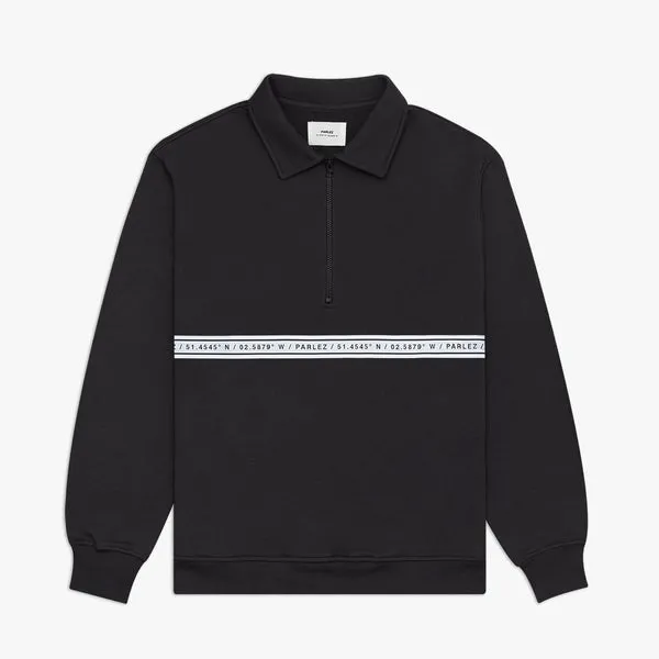 Parlez Payne 1/4 Zip - Black