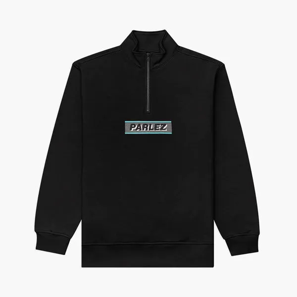 Parlez Salton 1/4 Zip - Black