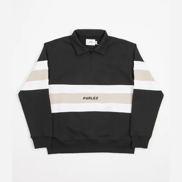 Parlez Tether 1/4 Zip - Black