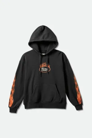 Parsons Flame Women Hoodie - Black