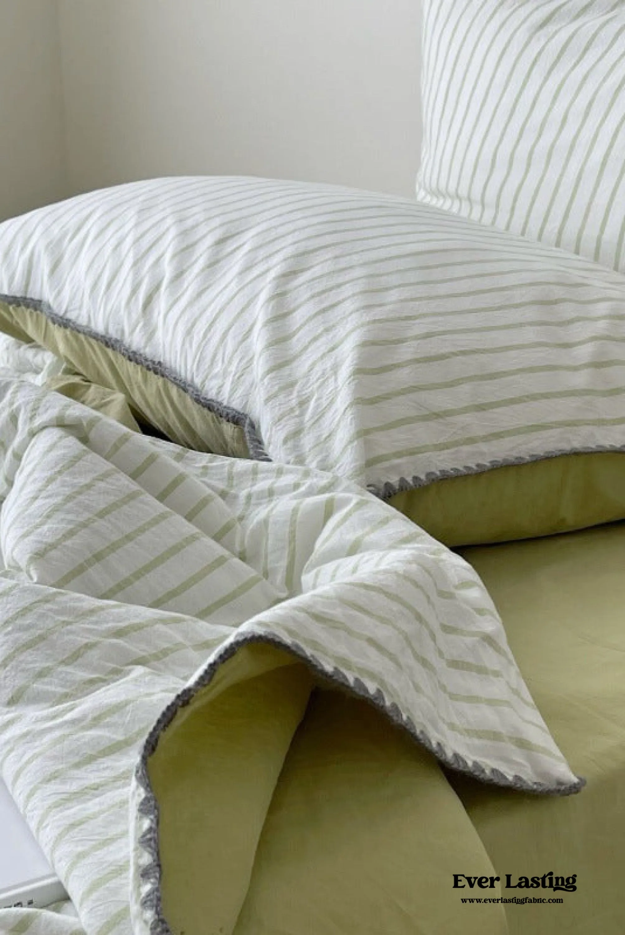 Pastel Stripe Blanket Set / Pink