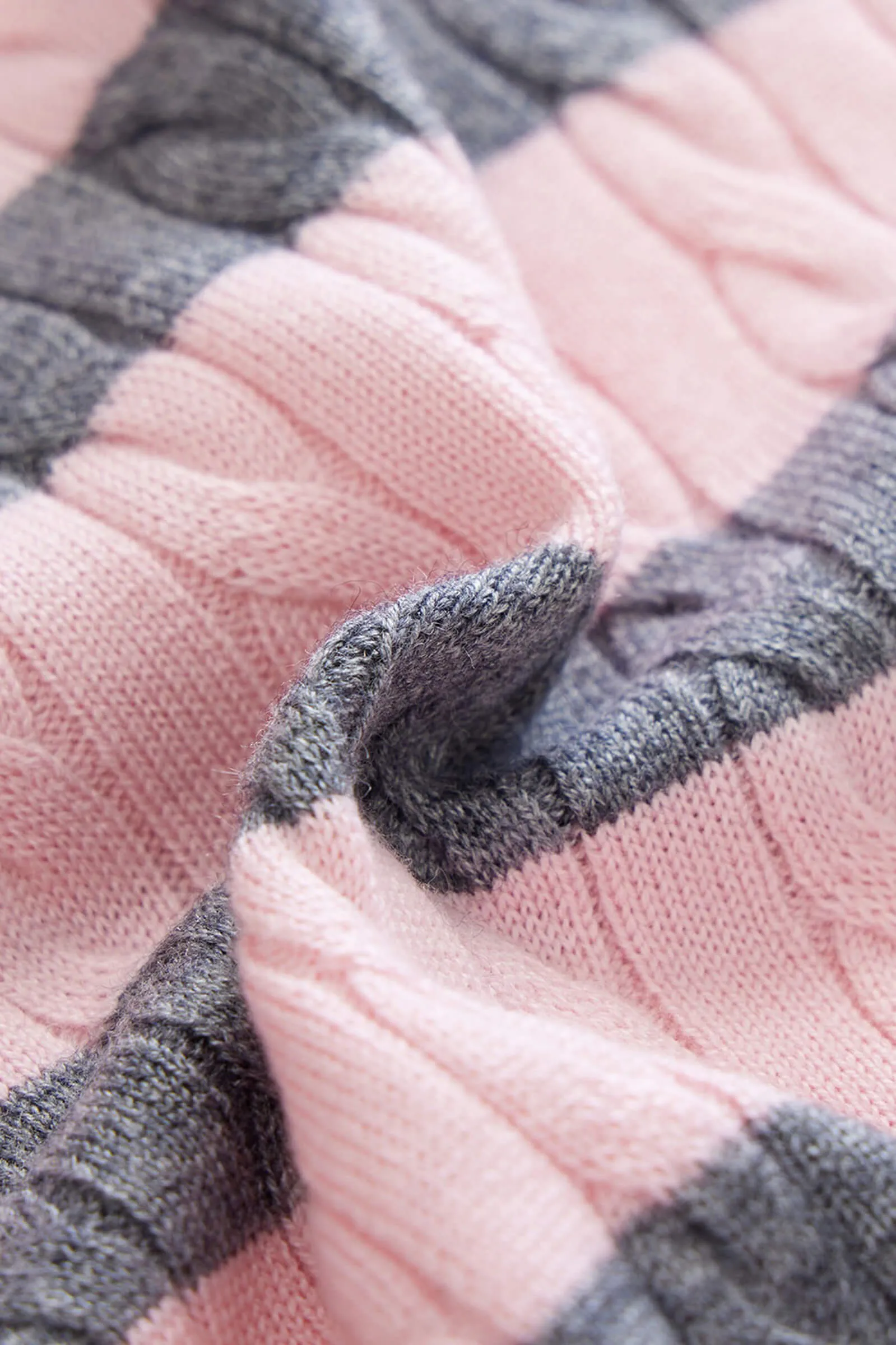 Patchwork Knit Sweater