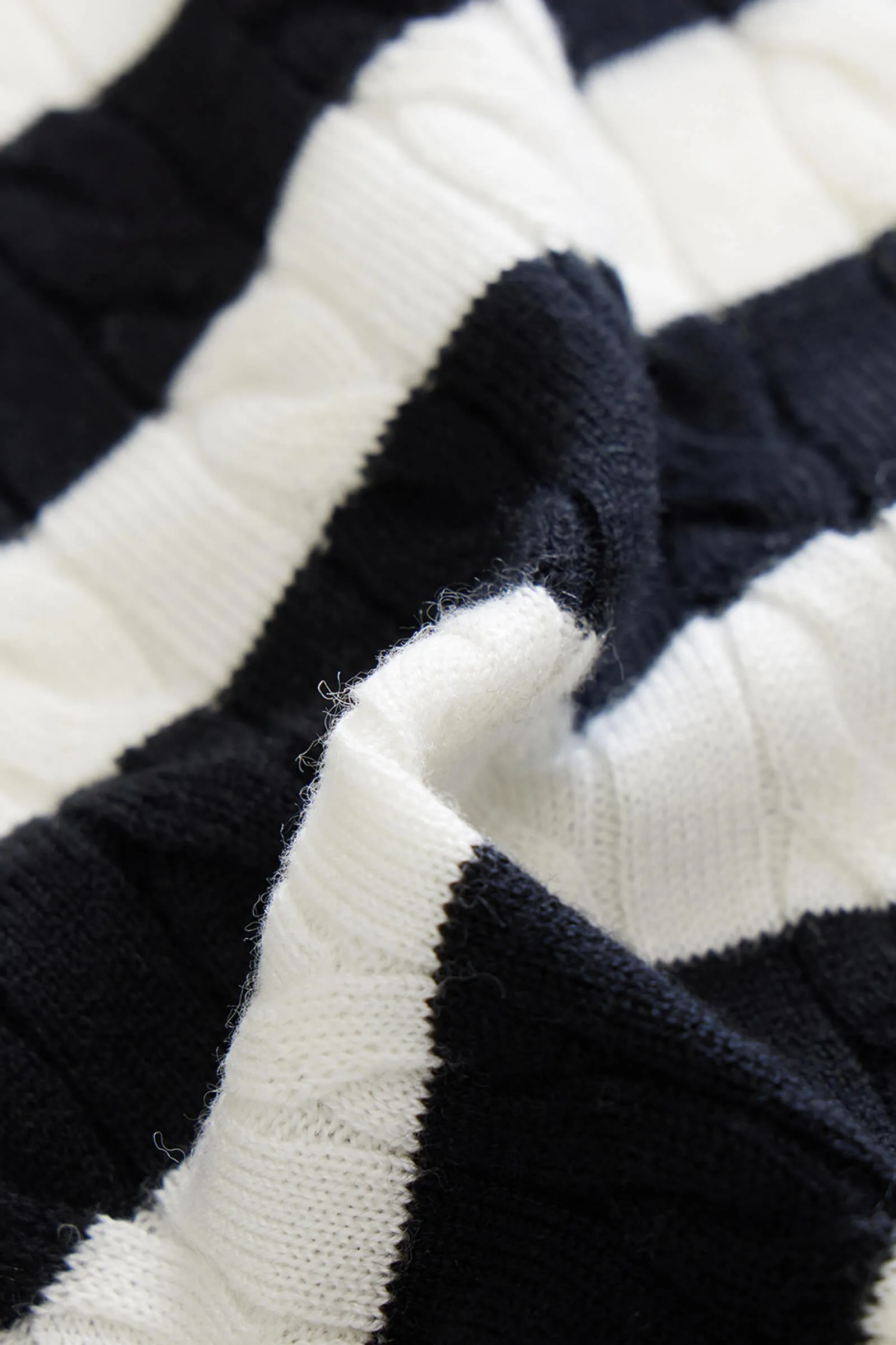 Patchwork Knit Sweater