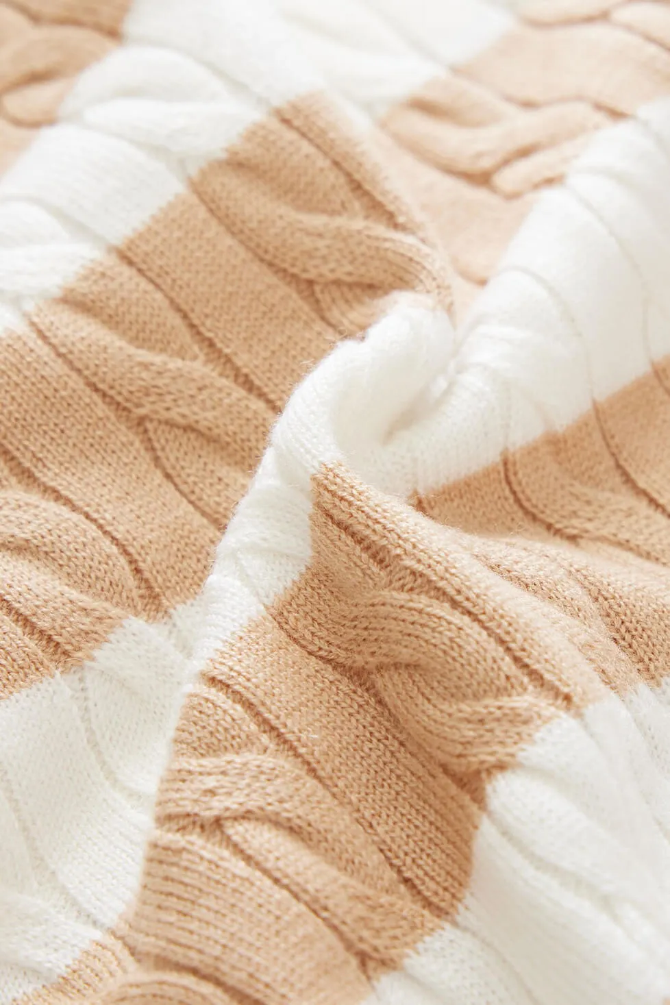 Patchwork Knit Sweater