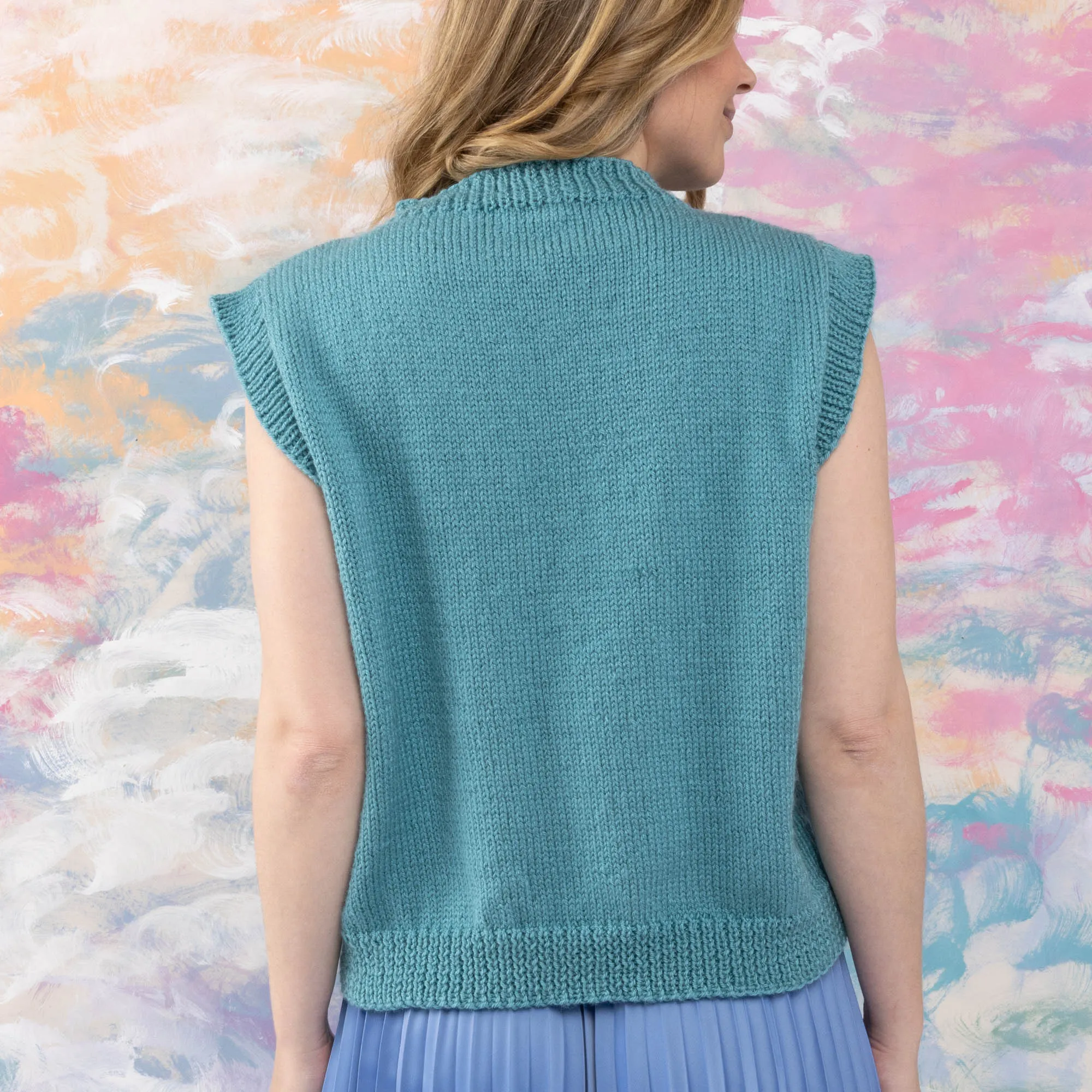 Patons Carfrae Knit Argyle Vest