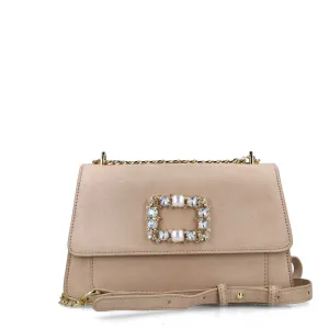 Pavo Handbag in Stone by Menbur