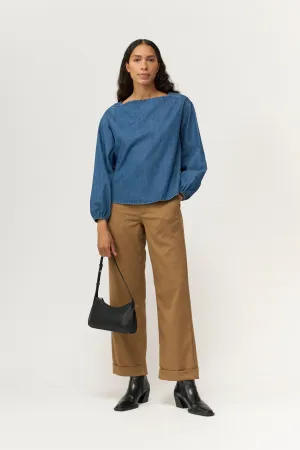 PD-Birkin Weekend Cropped Pant Tailor - camel