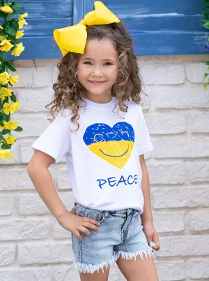 Peace in Ukraine Short Sleeved Top