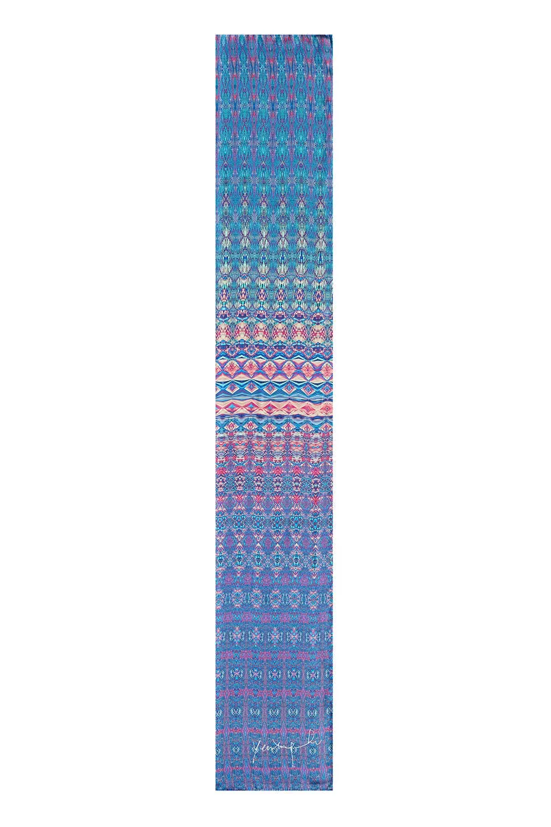 PEACOCK SILK SCARF