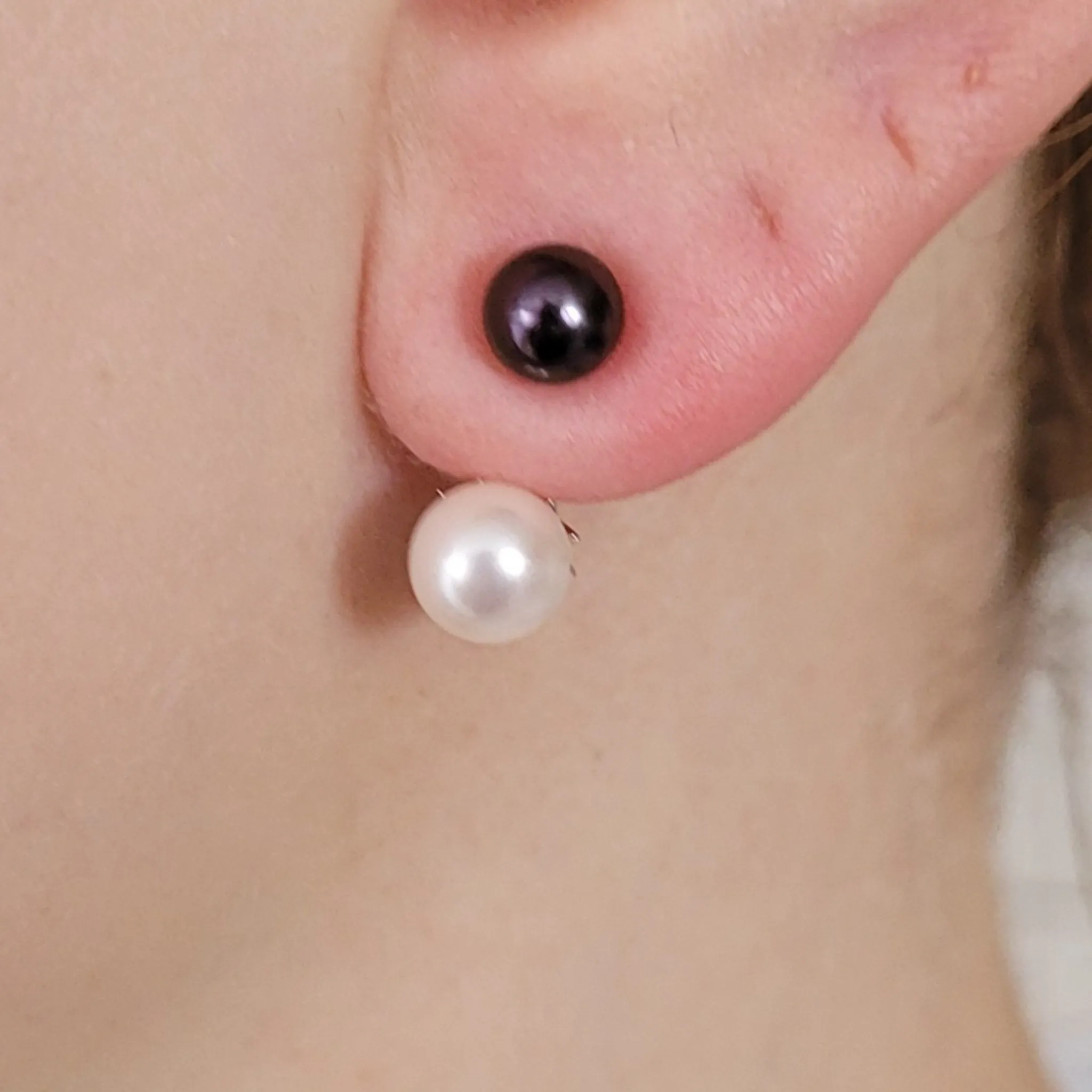 Pearl Earrings With Jackets