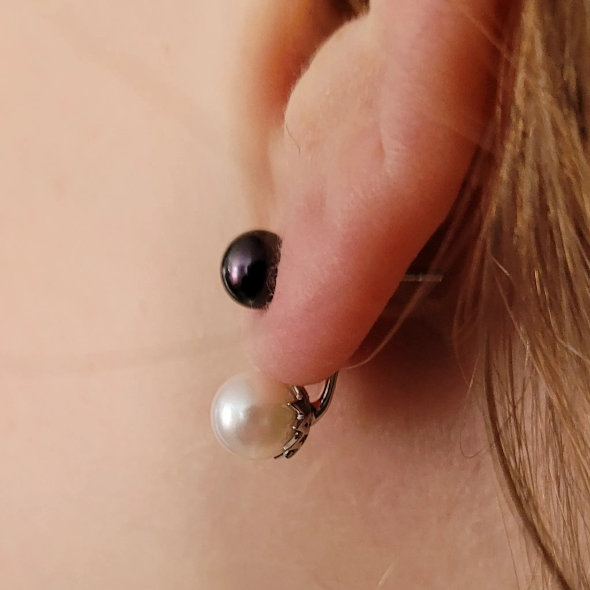 Pearl Earrings With Jackets