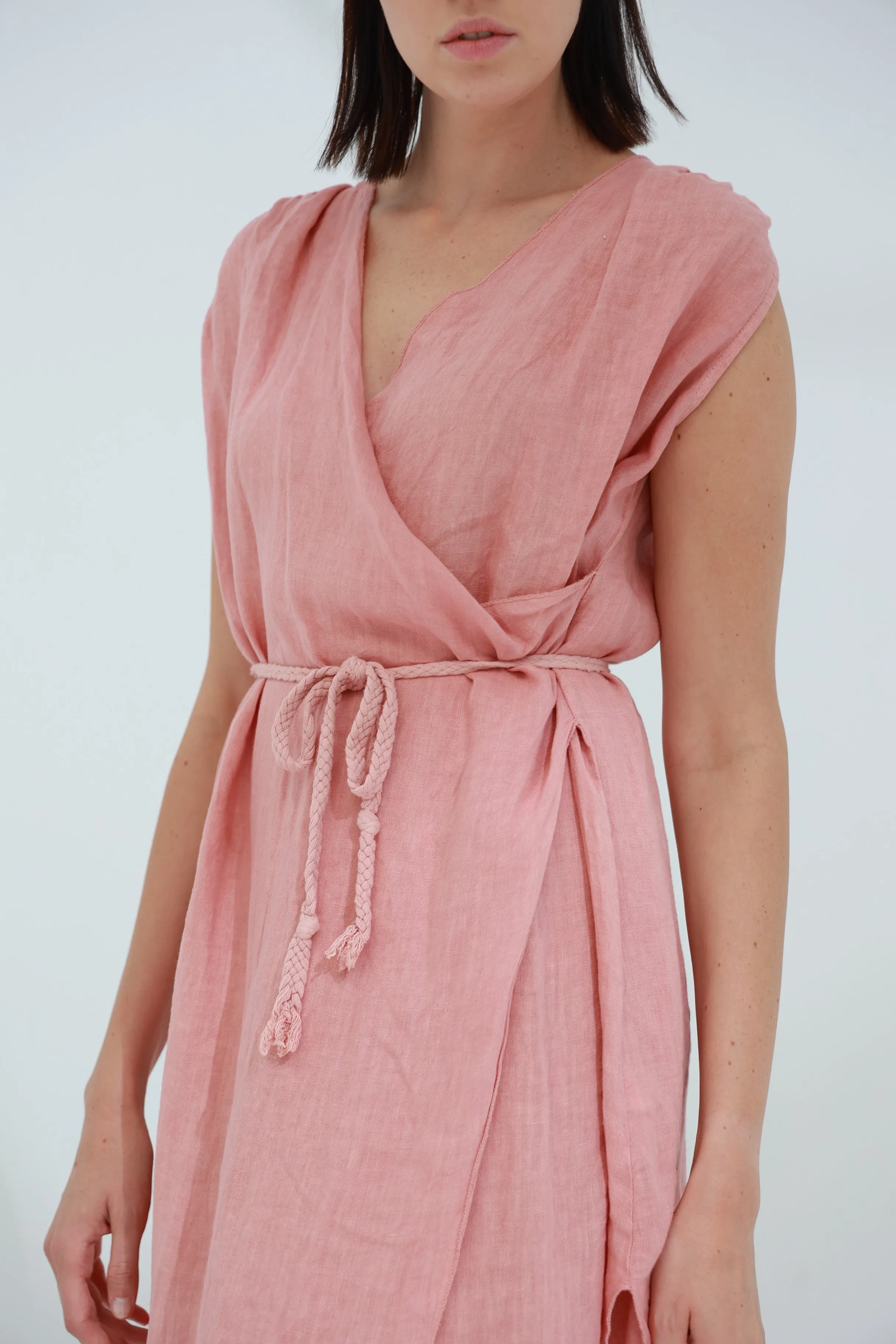 Pelle Pure Linen Cape Caramel