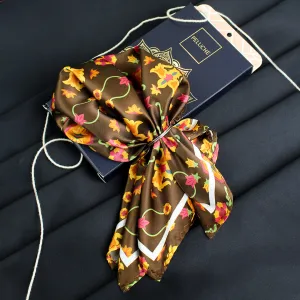 Peluche Eternal Blossom Multicolor Pocket Square for Men (14X14 inches)