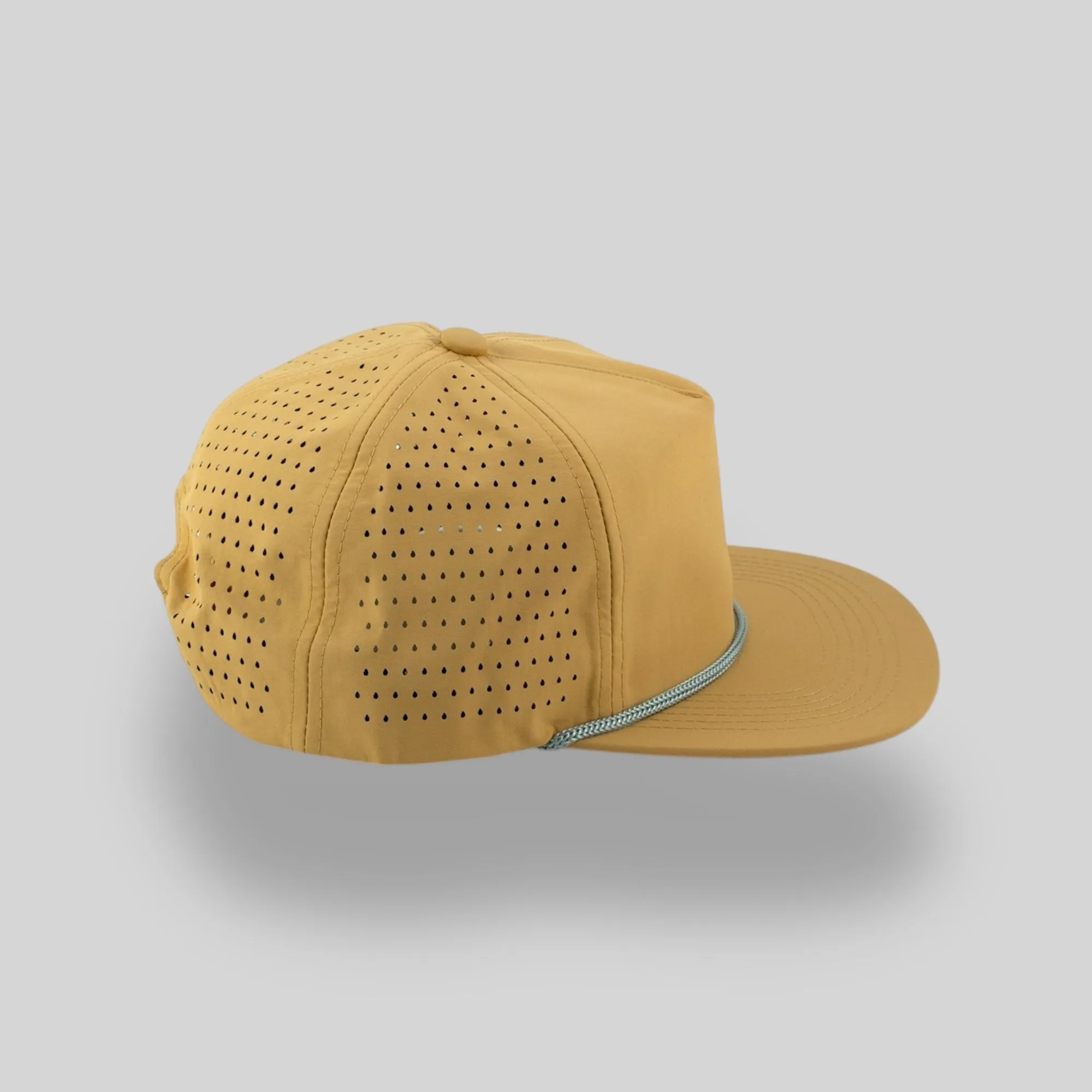 Perforated Straw / Silver Rope