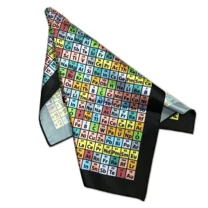 Periodic Table of Elements Scarf