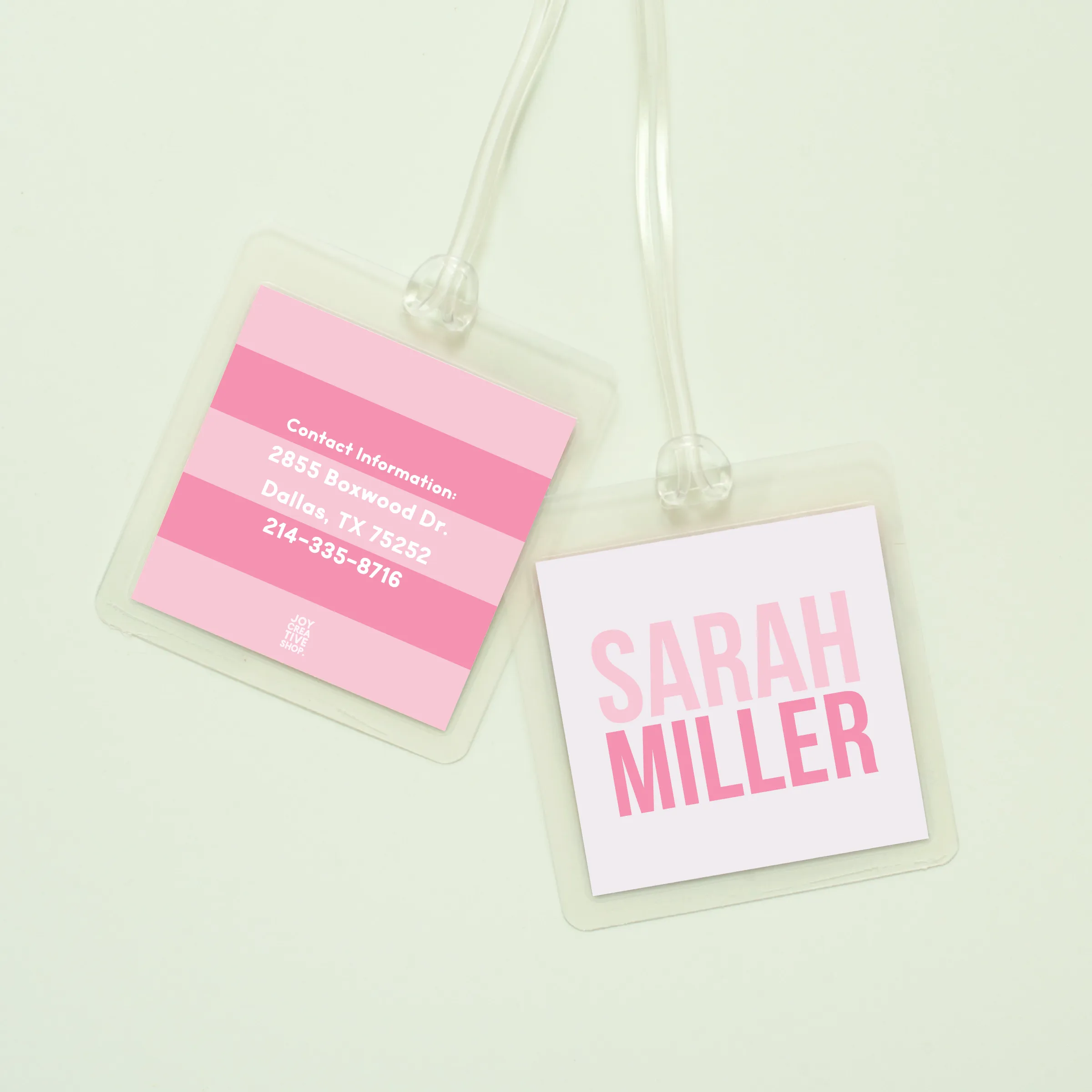 Personalized Bag Tag
