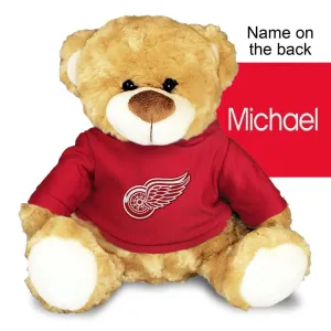 Personalized Detroit Red Wings 10" Plush Bear