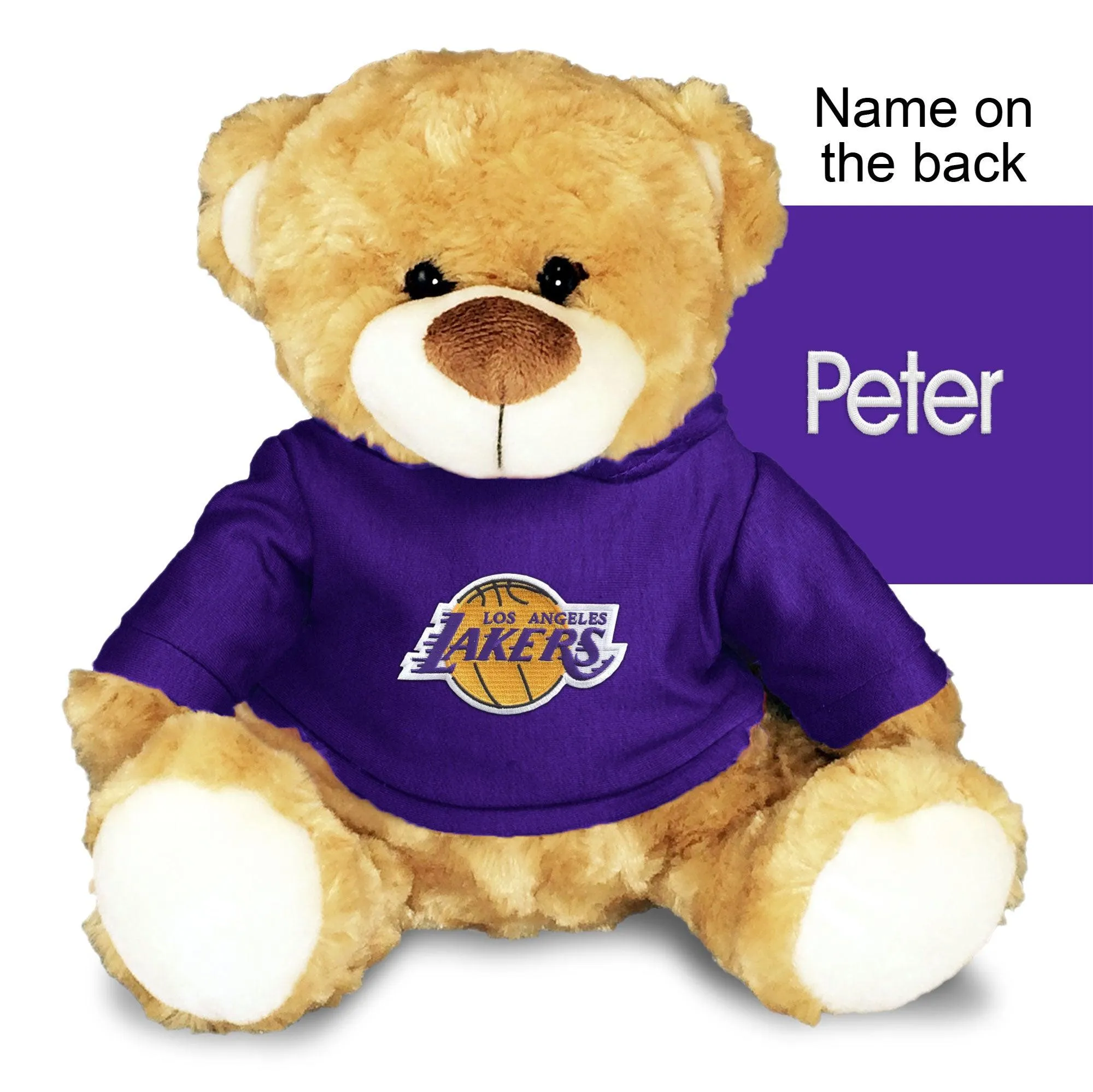 Personalized Los Angeles Lakers 10" Plush Bear