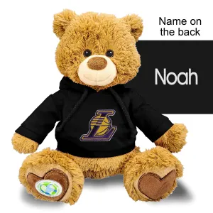 Personalized Los Angeles Lakers "Slanted L" 10" Plush Bear 2