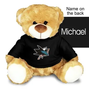 Personalized San Jose Sharks 10" Plush Bear