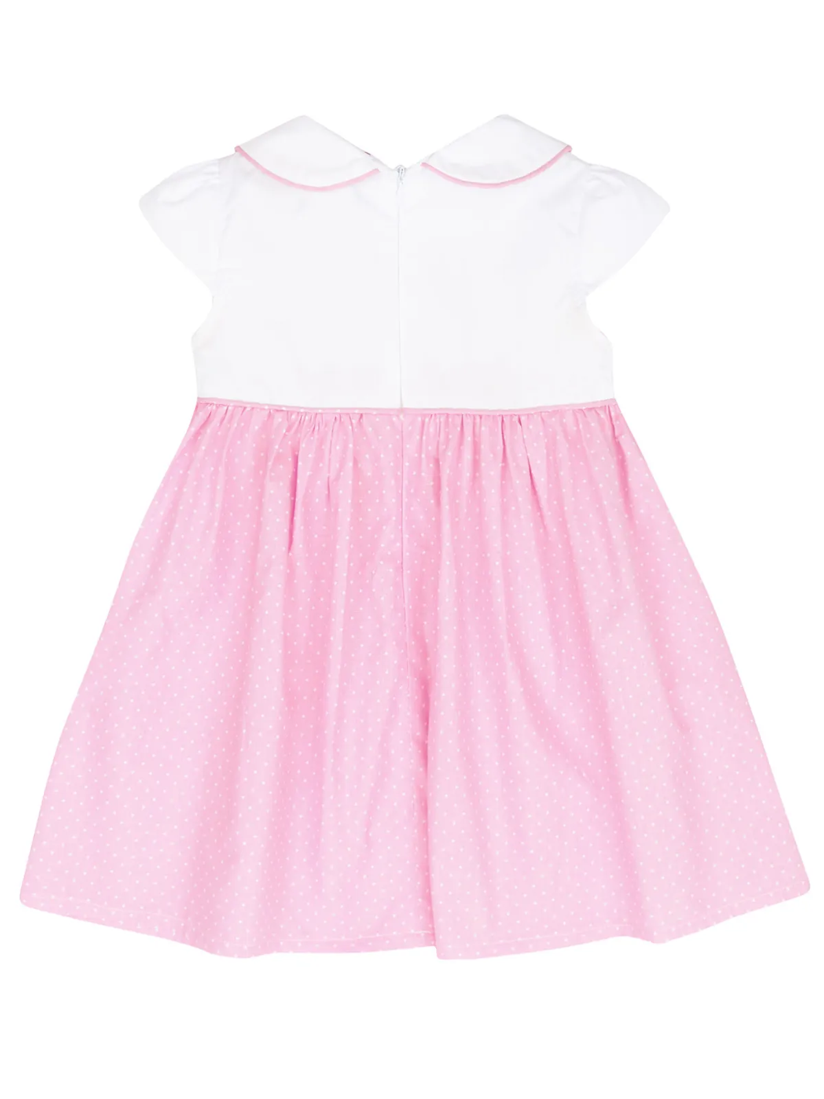 Peter Pan Collar Polka Dot Dress by Kids Couture