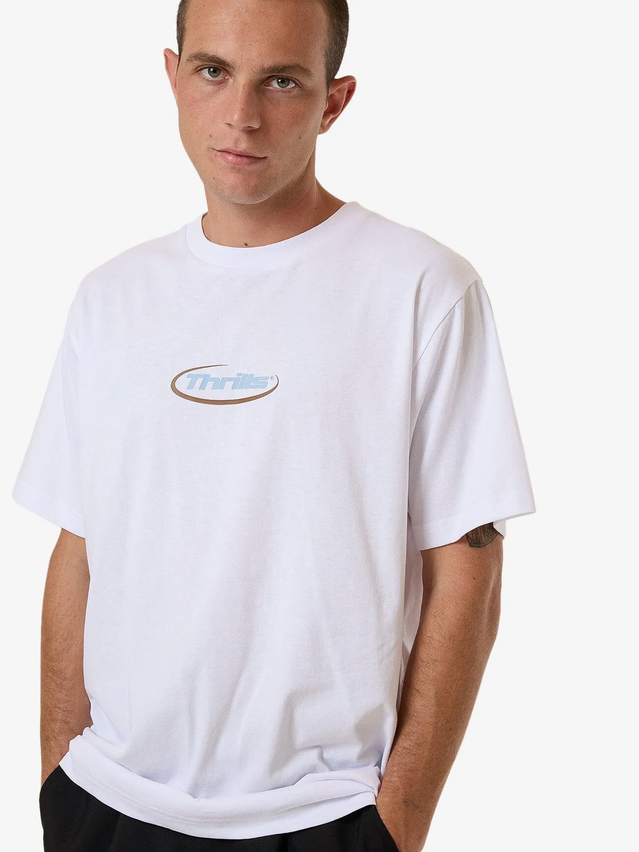 Pharm Merch Fit Tee - White