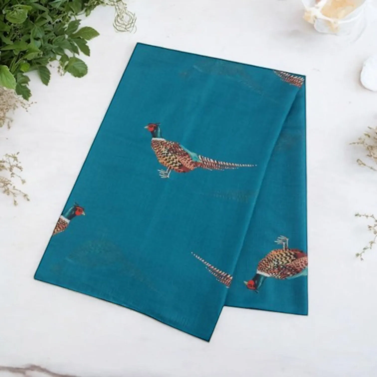 Pheasant Print Scarf