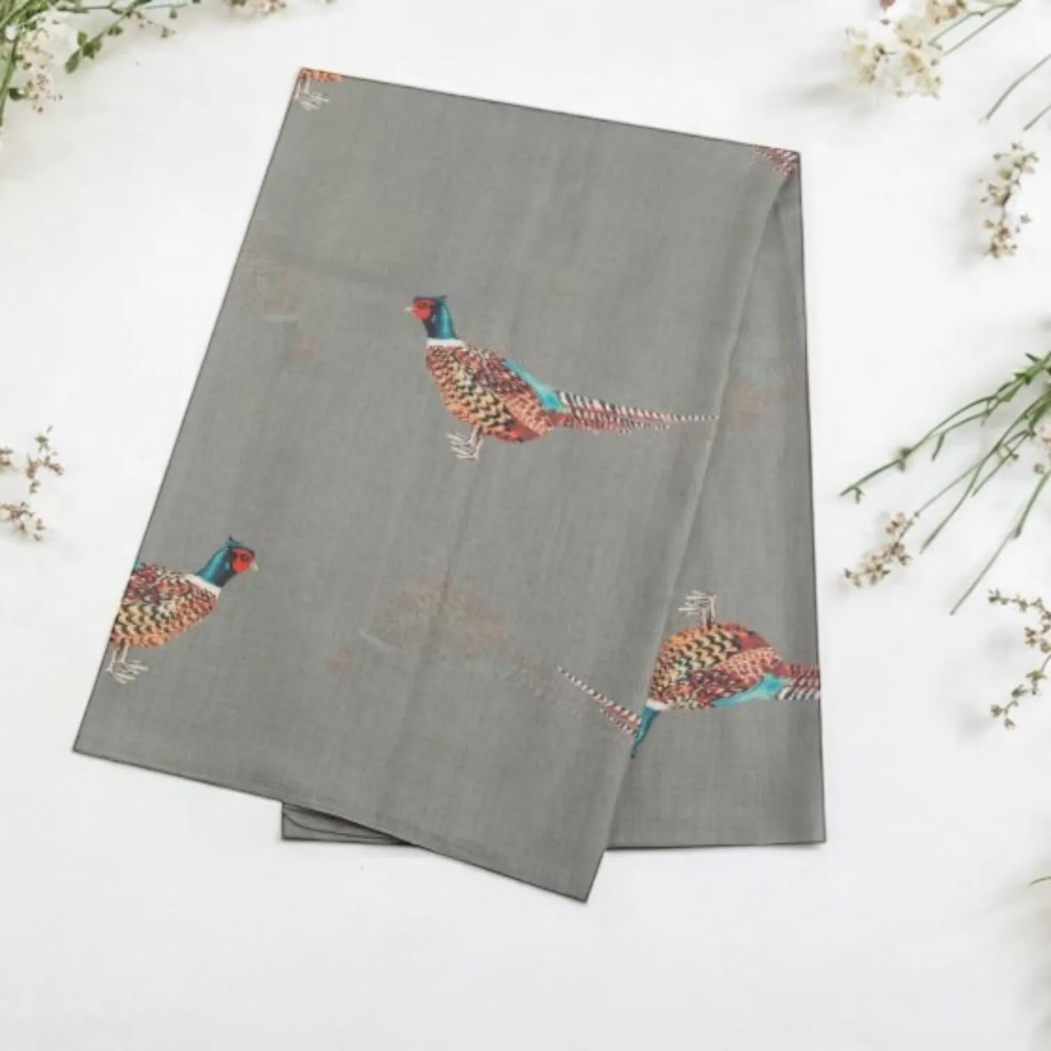 Pheasant Print Scarf
