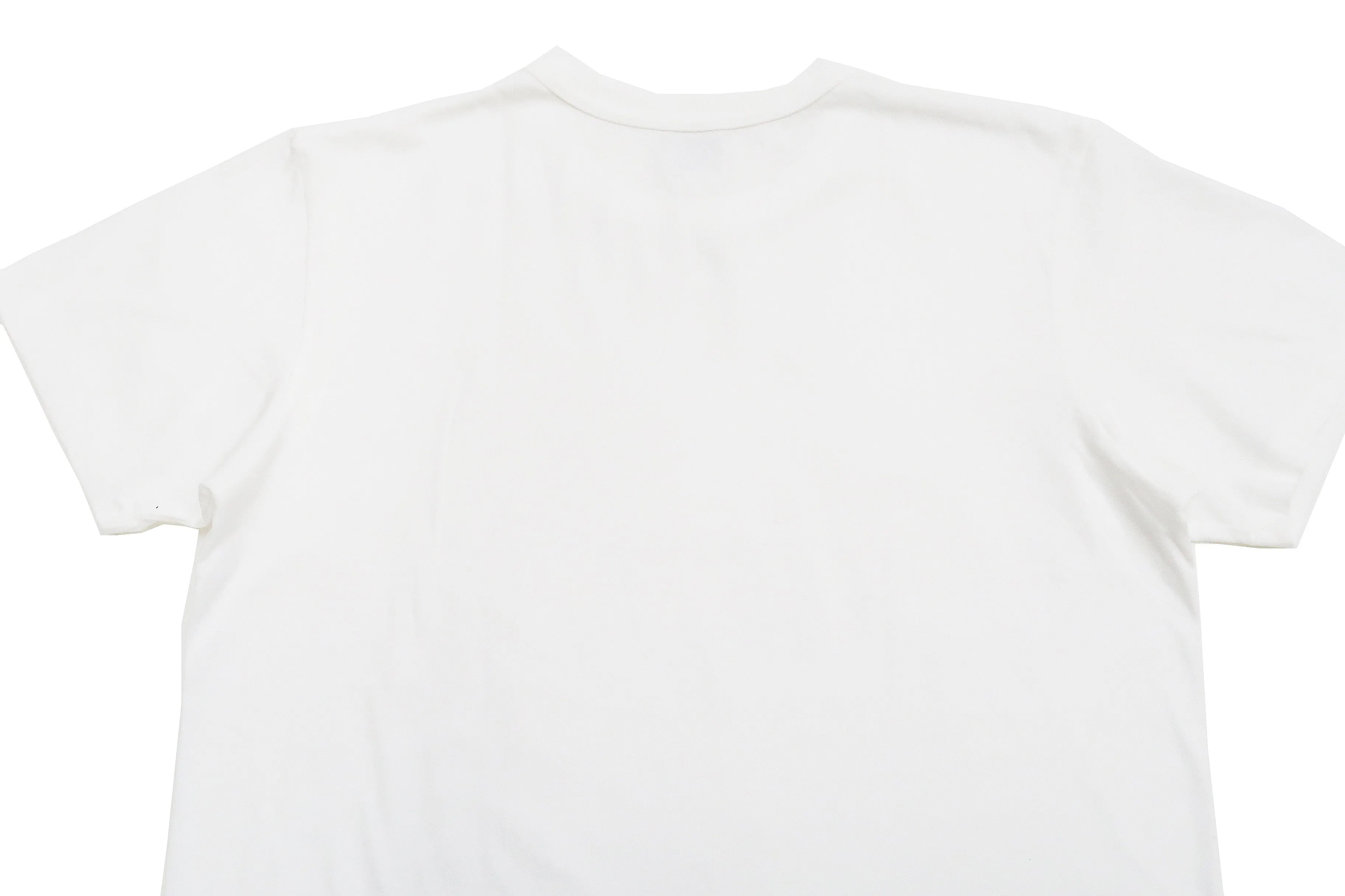 Pherrows 2-Pack T-shirts Men's Pack of two T-shirts Plain Solid Color Lightweight Short Sleeve Loopwheel Tee Pherrow's 2PACK-TEE White