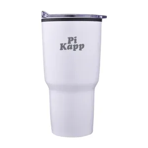 Pi Kapp Beach Day White Tumbler
