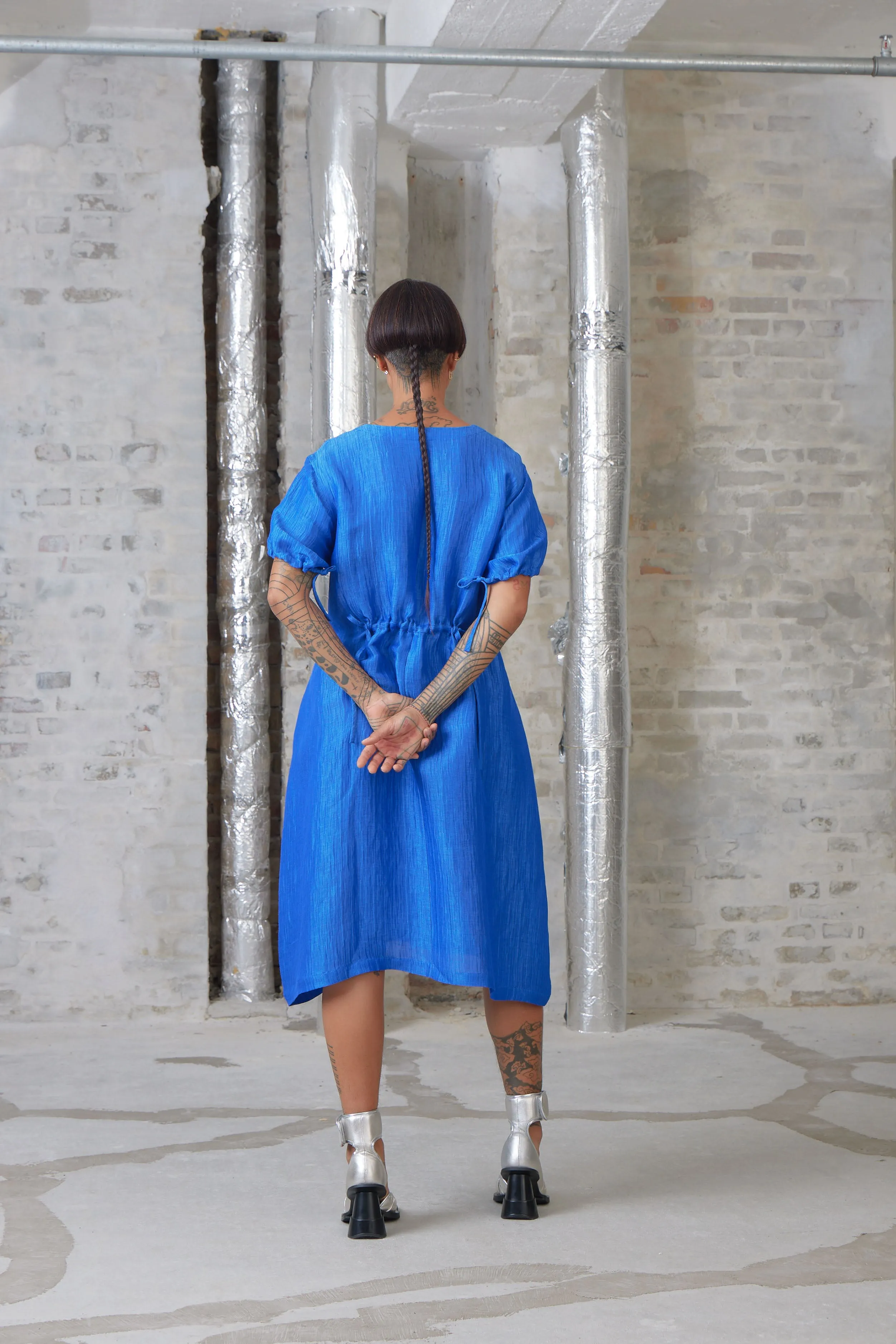 Pick Up Summer Dress - Surf Blue