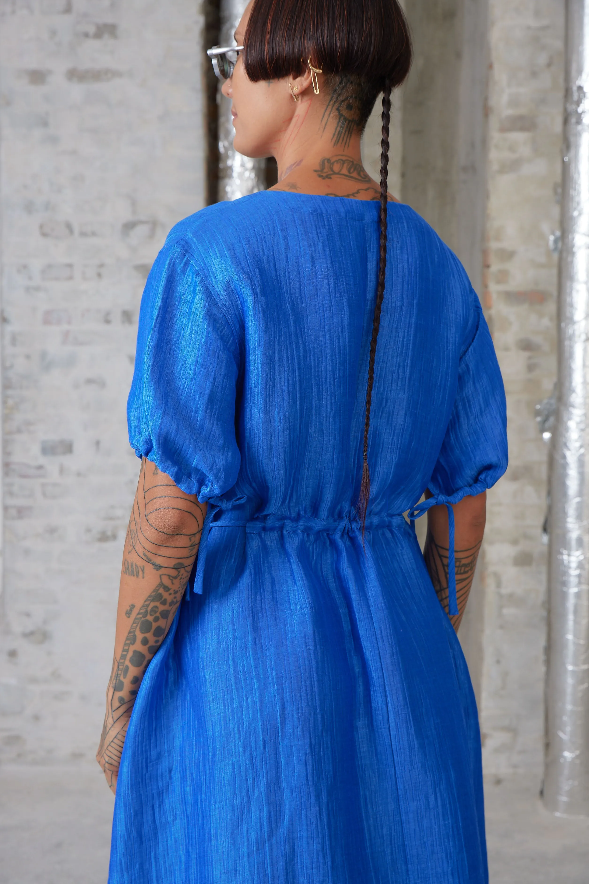 Pick Up Summer Dress - Surf Blue